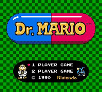 une photo d'Ã©cran de Dr. Mario sur Nintendo Nes